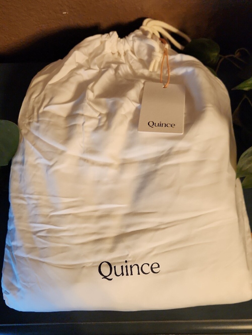 Quince Fitted Sheet Set, Twin White NWOT Open Box